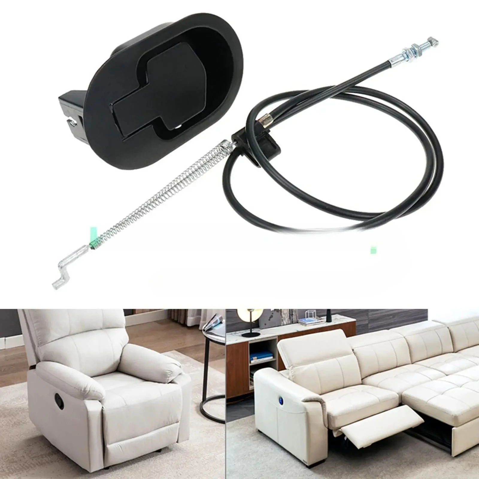 Recliner Release Pull Handle With Cable Couch Sofa Chair Release Lever Replacement Parts Sofa Pull Handle Funiture