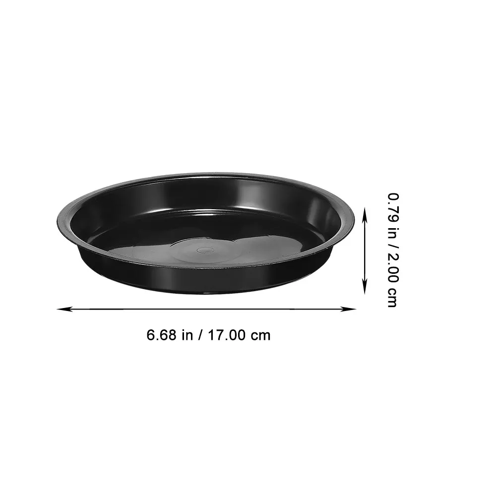 16Pcs Plastic Planter Saucers Round Plant Trays for Indoor Outdoor Use Leak Proof Drip Tray for Potted Plants Soil Water Catcher