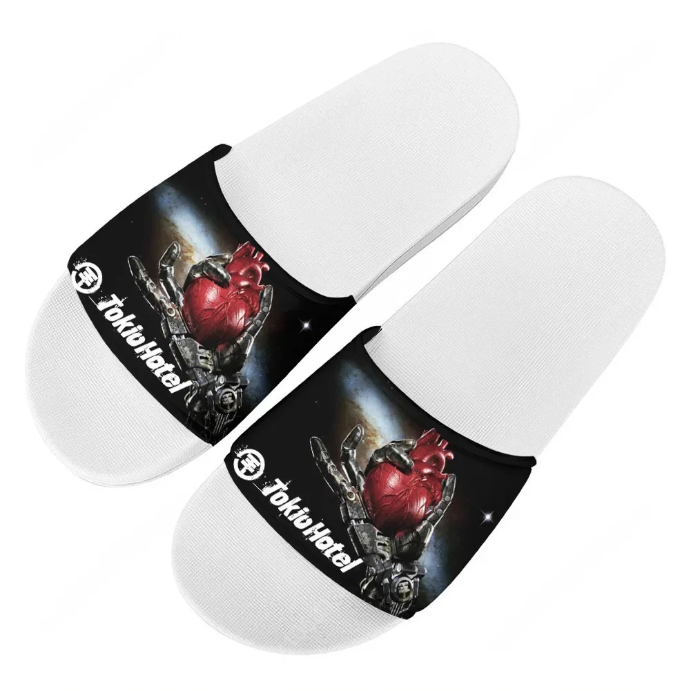 

Шлепанцы Tokio Hotel: домашние, водные, пляжные, для бассейна. Высококачественные летние тапочки для мужчин, женщин и подростков.