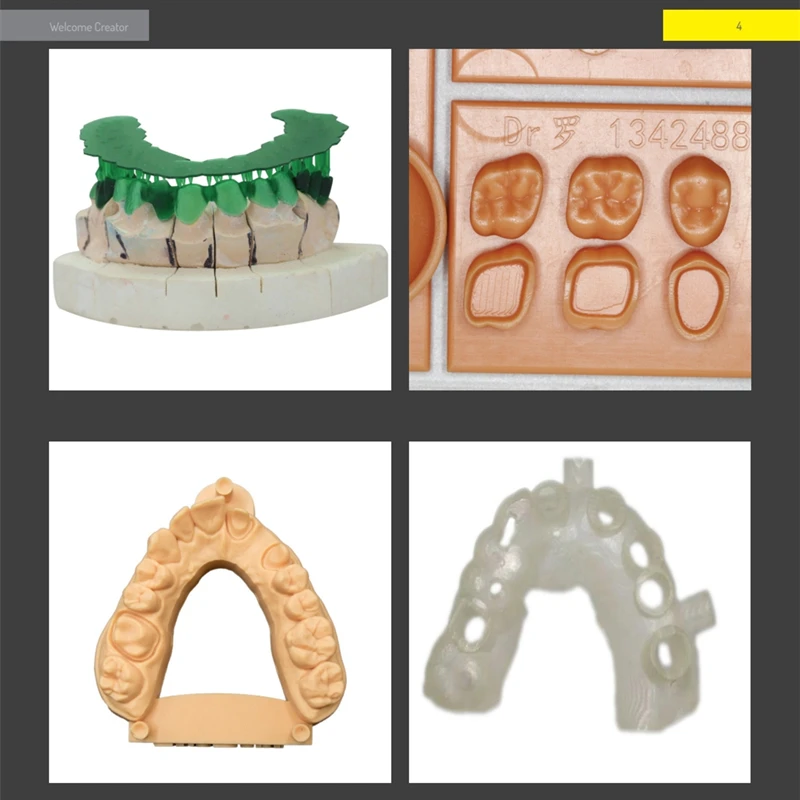 Resin 3D Printer Dental Casting Mold UV Implant Guide Temporary Crown Orthodontics Braces Photosensitive Printing 200g/500G