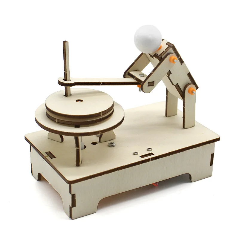 

Electric People Push Grinding Mill Kids Science Toy Technology Physics Puzzle Kit Educational Toys for Children Learning Toy