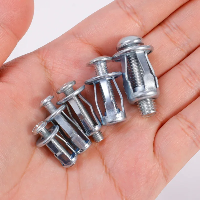 Jack Nuts Screw Petal Screw Anchors Petal Expansion Plugs for Curtain Expansion Clamp Petal Rivet Lock Bolt Board Wall Fasteners