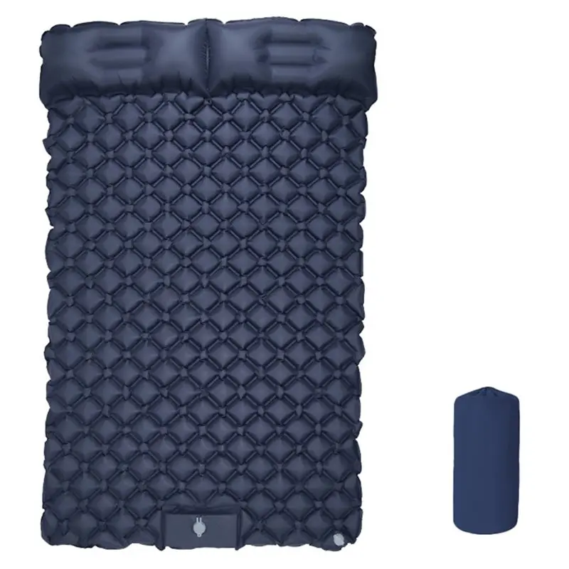 

ABHS-Double Inflatable Camping Sleeping Pad, Hiking For Outdoor Ultralight Air Mattress Extra Wide For Car Travel