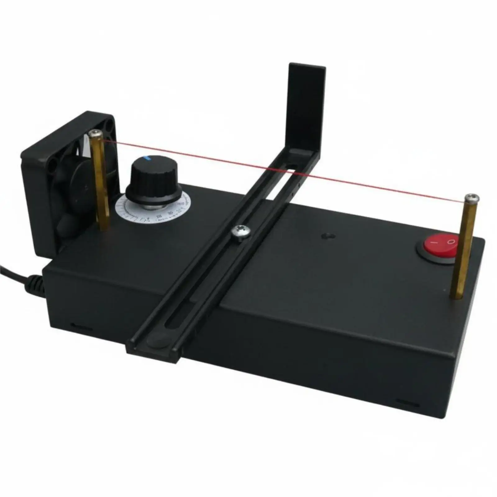 Bench Mount Hot Cuts and Seals Edges Hot Cutting Tool Compact Design Ribbon Cutting Machine for Crafters, Hobbyists, Home