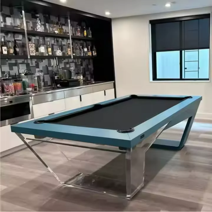 Luxury Billiards 7ft Outdoor Pool Table and Dinning Table Tennis Glass Football Transparent Cover for Portal