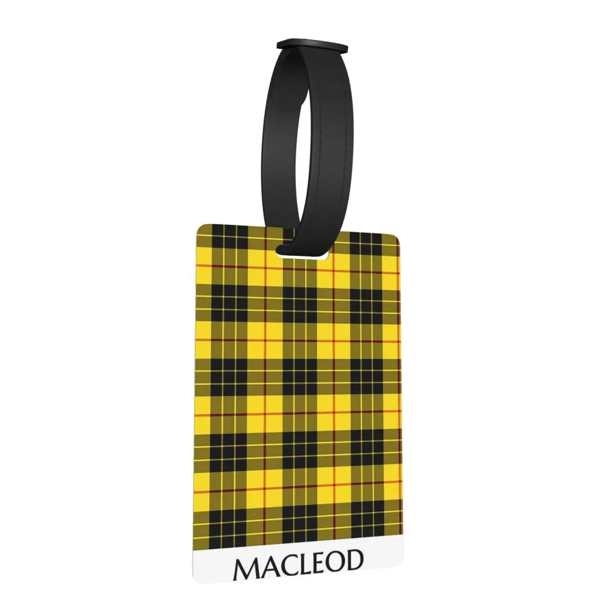 

Clan MacLeod Tartan Luggage Tags Suitcase Accessories Travel Cute Baggage Boarding Tag Label Holder ID Name Address