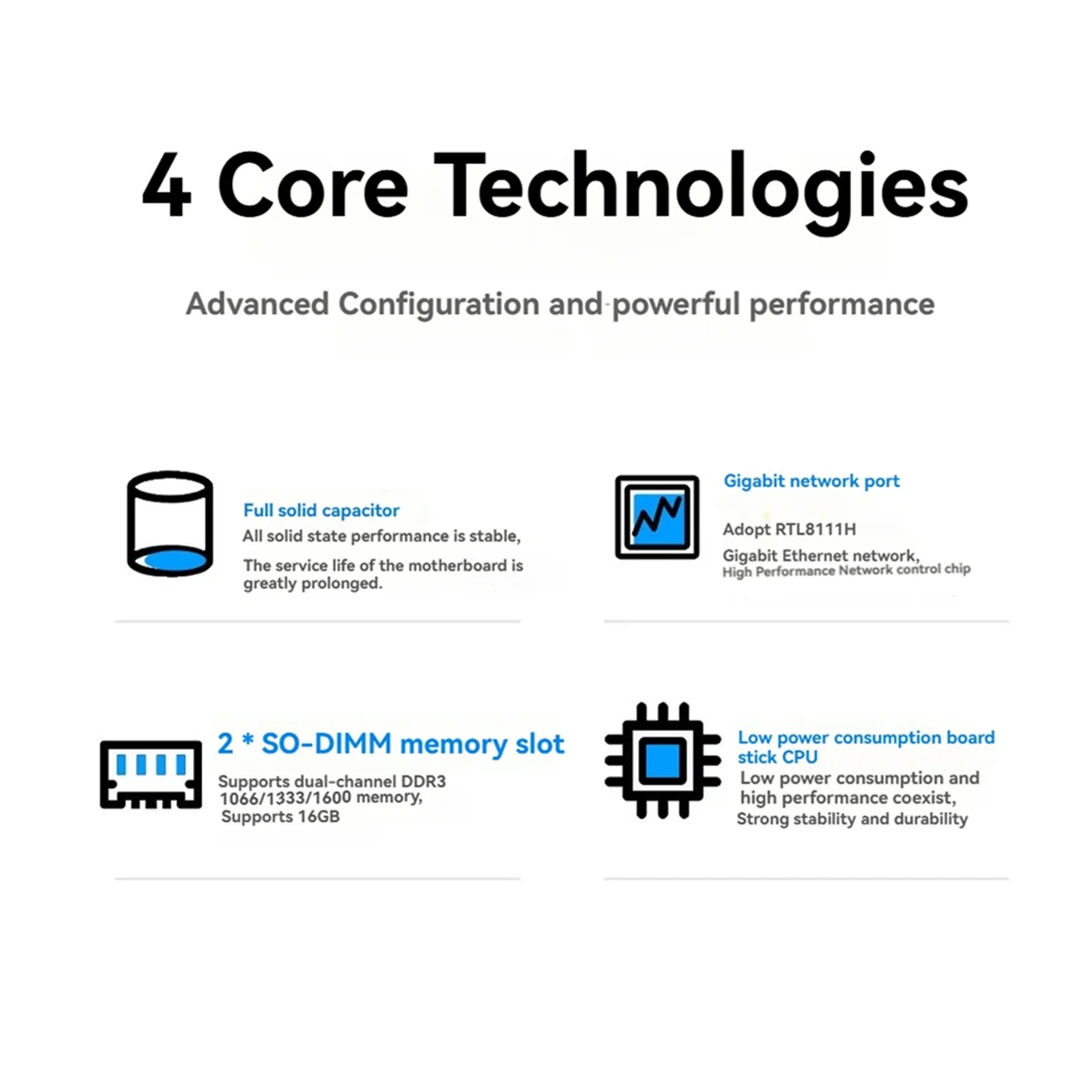 

Эффективная материнская плата, промышленная гигабитная сетевая карта, встроенный вентилятор процессора