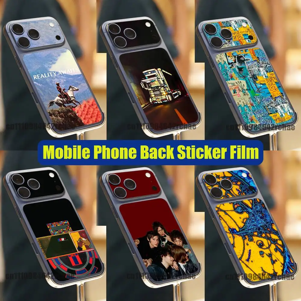 

For Reality Awaits Is This It iPhone 17 Pro Max Phone Back The S-Strokes Sticker Film Decal Skin Wrap Custom Stickers Full Cover