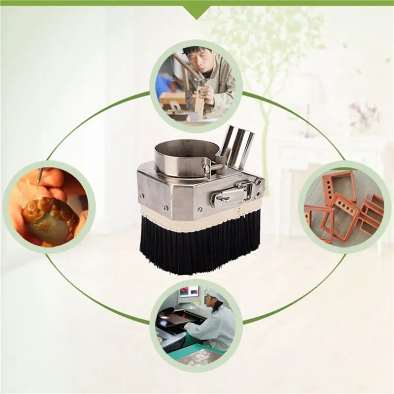 2Pcs 1Mx80mm Brush Vacuum Cleaner Engraving Machine Dust Cover For CNC Router For Spindle Motor-AT30