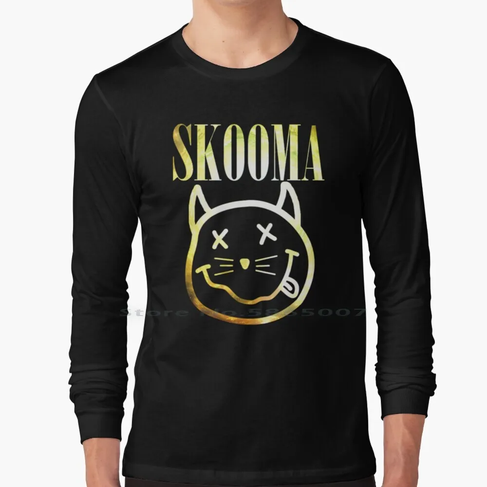 Skoovana ( Gold Edition ) 100% Cotton Long Sleeve T Shirt Skooma Ps4 Bethesda Gaming Gold Tee Short Sleeve Long Sleeve Gift