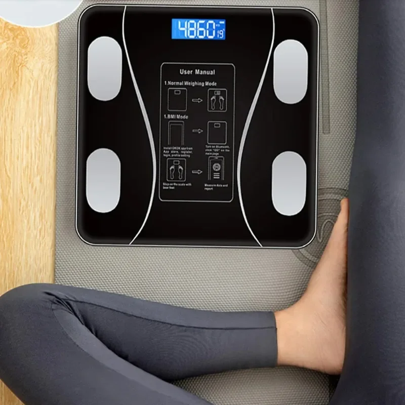 Weighing Scale Digital Body Weight Scale Electronic Scales Weights Fat Analyzer Measuring Tools & Scales Balance Precision Home