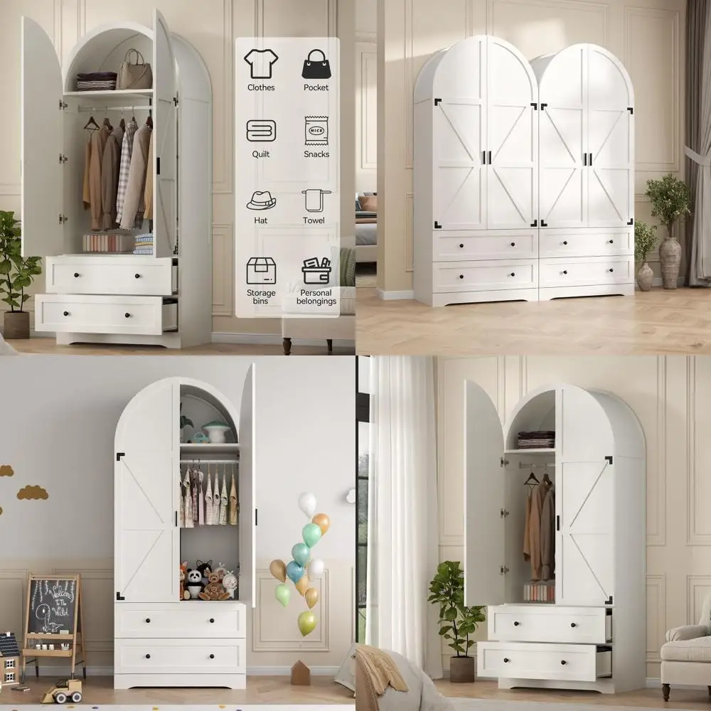 74.8" Armoire Wardr…