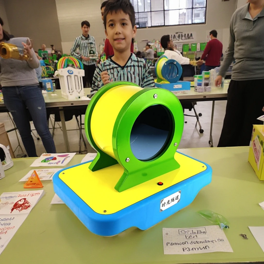 Time Tunnel Instrument School Science Popularization Exhibits Science Exhibit Science Games Interactive Games Scientific