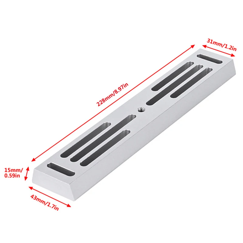 Astronomical Telescope Accessories Dovetail Guide Rail 8.9-Inch Long Guide Star Plate Equatorial Instrument Tripod Accessories