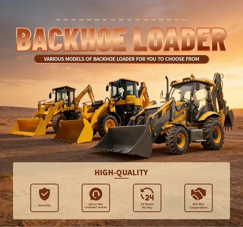 Customized Big Promotion Multifunction Durable 4x4 Wheel Backhoe Loader Mini Articulated Backhoe Loader Front And Backhoe Loa