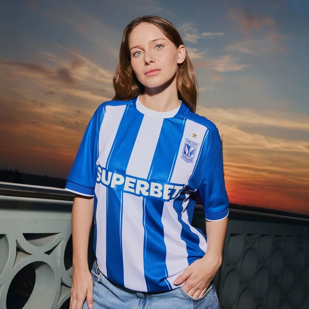 2026 Summer New Poland Lech Poznań Football Jersey Men's Women's Sports T-shirt Breathable Quick Drying tee