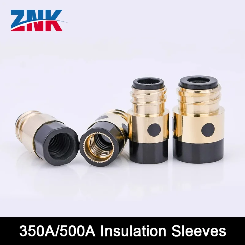 

ZNK 10 шт., аксессуары для сварочной горелки MIG, 350A/500A, изоляционный рукав для гнездового разъема, утолщенный изолятор с медным сердечником