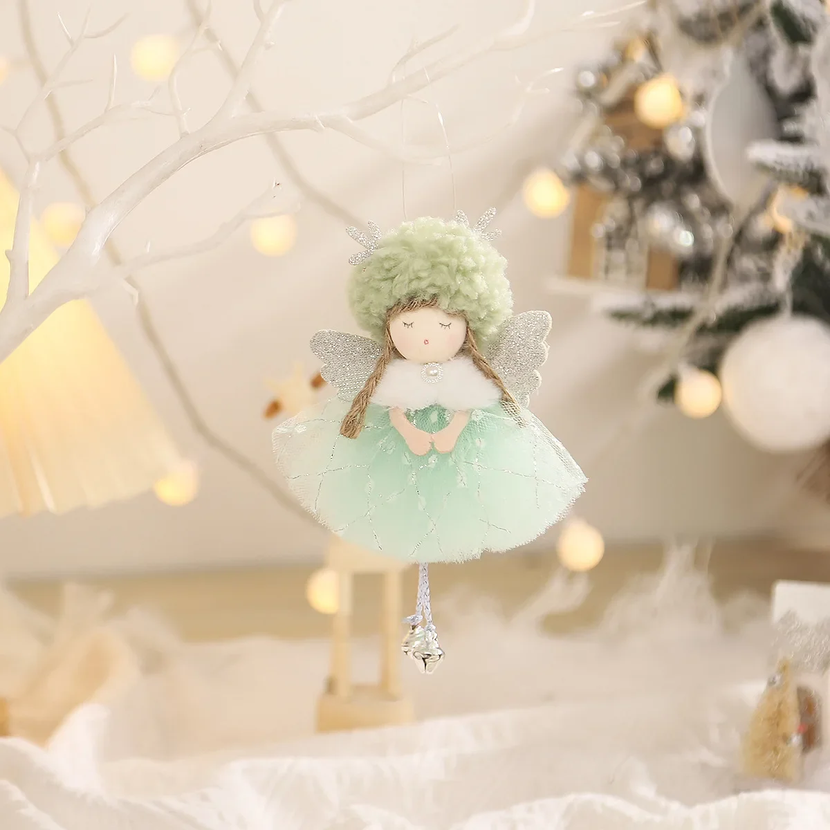 2024 Navidad Christmas Angel Dolls Xmas Tree Pendant Ornaments 2024 New Year Gifts Christmas Decoration for Home Natal Noel Deco