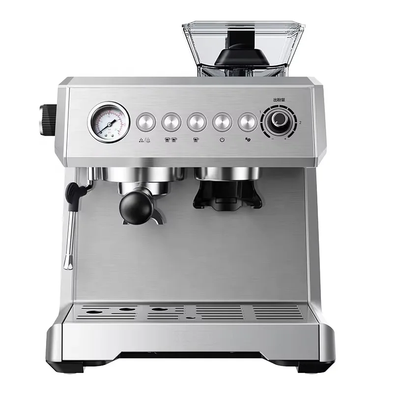 

Intelligent Fresh Grinding and Steam Milk Frothing Fully Automatic Coffee Machine for Home and Commercial Hotel Use
