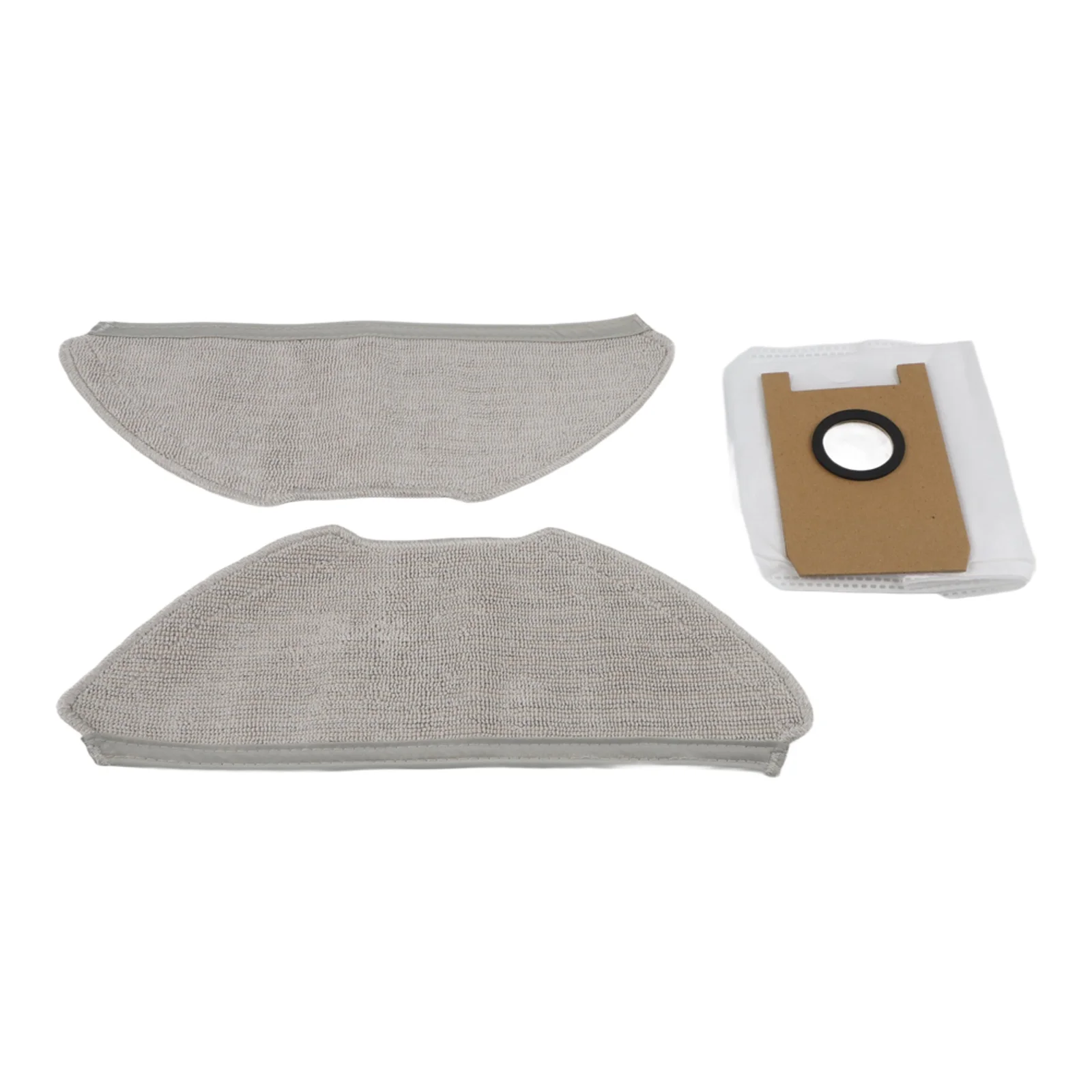 For Airrobo GT21 Robot Vacuum Cleaner Replacement Mop Cloth and Dust Bag Set Includes 4 Mop Cloths and 4 Dust Bags