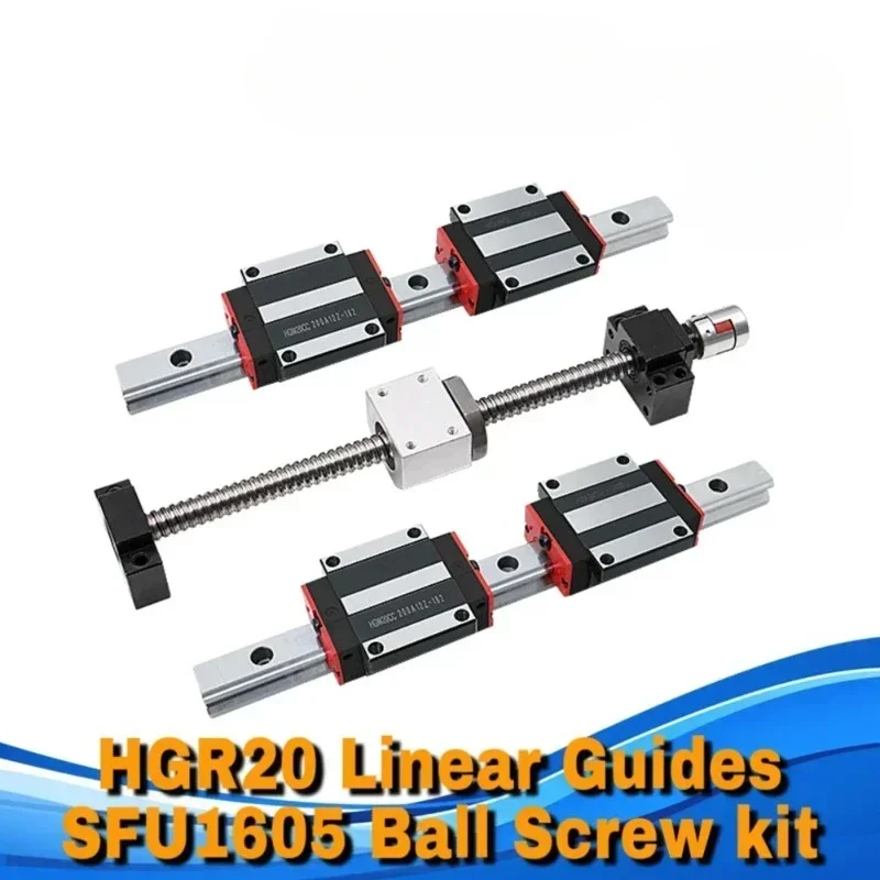 HLTNC CNC Router Kit | 20mm Linear Rails HGR20 + HGH20CA/HGW20CC Carriages | SFU1605/1610 Ball Screws | DIY CNC Build