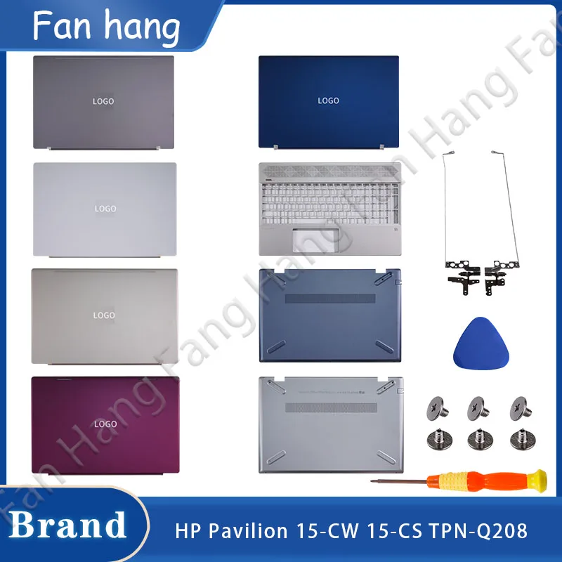 

New Laptop Case For HP Pavilion 15-CW 15-CS TPN-Q208 Laptop Top Rear lid Back Cover/Bottom Base/Bezel Shell Housing Replace