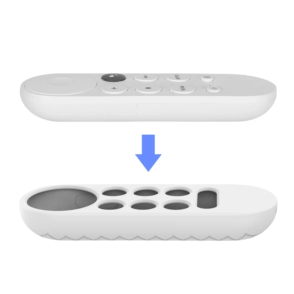 Nieuwste Antislip Zachte Siliconen Hoes Voor Chromecast Afstandsbediening Beschermhoes Voor Google Tv 2020 Voice Afstandsbediening