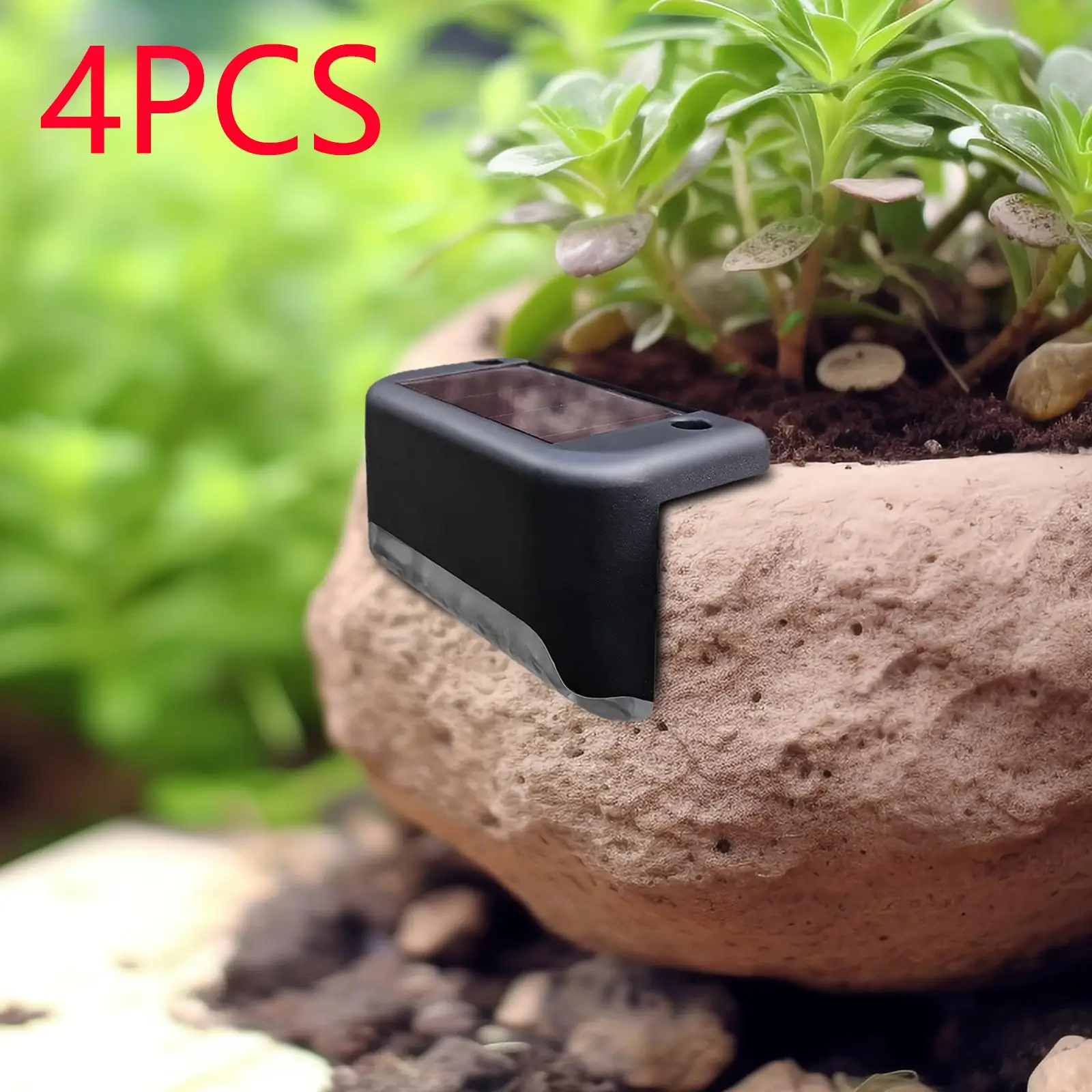 4 piezas LED luces de cubierta luces de cubierta IP55 impermeable LED Solar