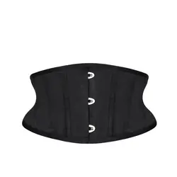 Burvogue Women Corset Underbust 26 Steel Boned Satin Corsets and Bustiers Plus Size Waist Trainer Control Belt for Weight Loss