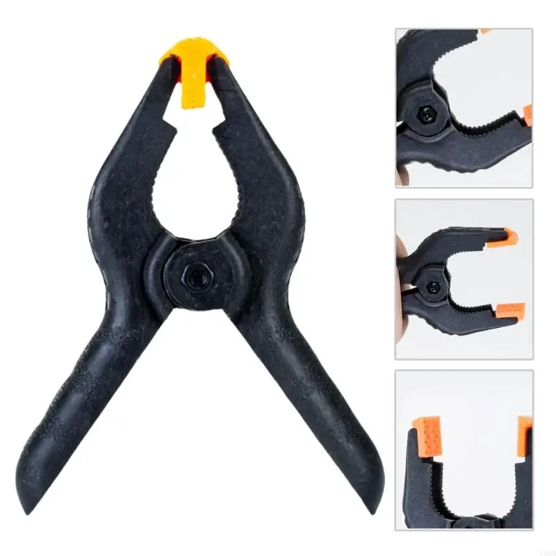 y88b 5pcs clamps استوديو للتصوير الفوتوغرافي لدعم الخلفية وصياغة خفيفة الوزن نوع خلفية مشبك nonslip