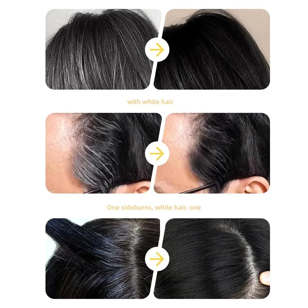 عصا تصفيف الشعر، قلم صبغ الشعر القابل للتصرف، تغطية الجذر الفوري للأطفال، عصا ملونة سوداء للعناية بصبغة الشعر المؤقتة #6