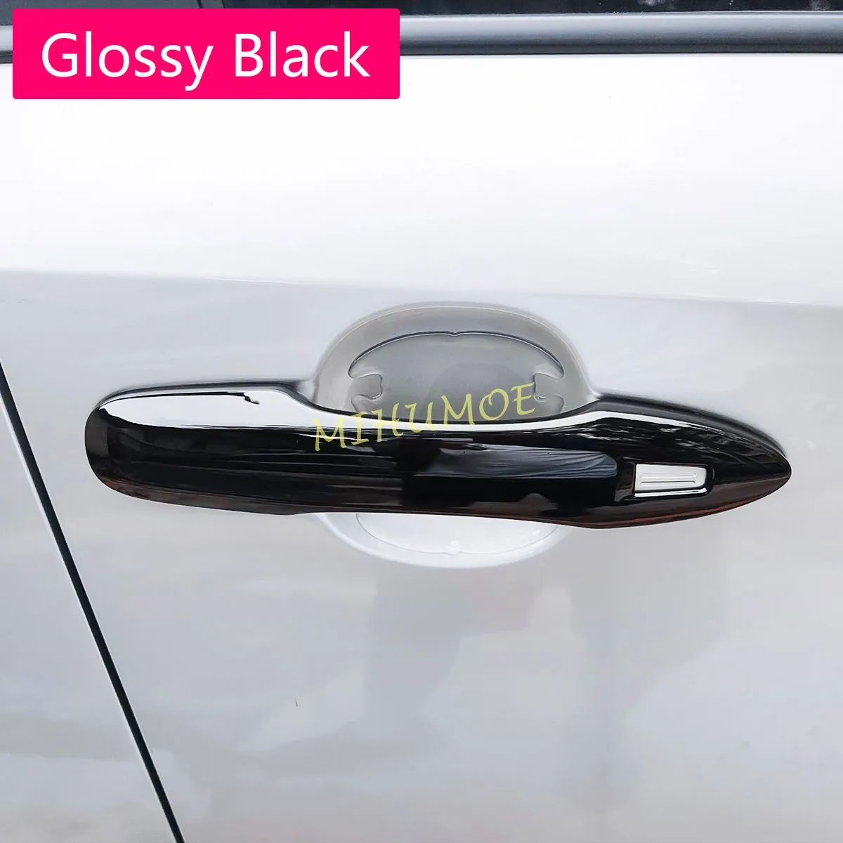 Glanzend Zwart Keyless Deurklink Strip Cover Versieringen Voor Toyota Camry Corolla Cross Sport bZ4X Venza Subaru Solterra Suzuki Swace