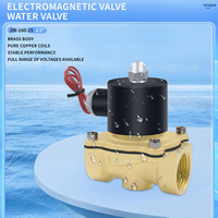 YICHENG PNEUMATIC1/2Inch Brass Electric Solenoid Valve Normally Closed,Water valve Air valve,Working medium Water,Air,oil liquid