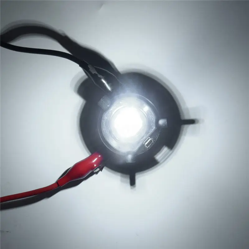 H4 motocykl 3030 LED Hi-reflektor z wiązką światła żarówka reflektor 6500K 12-24v