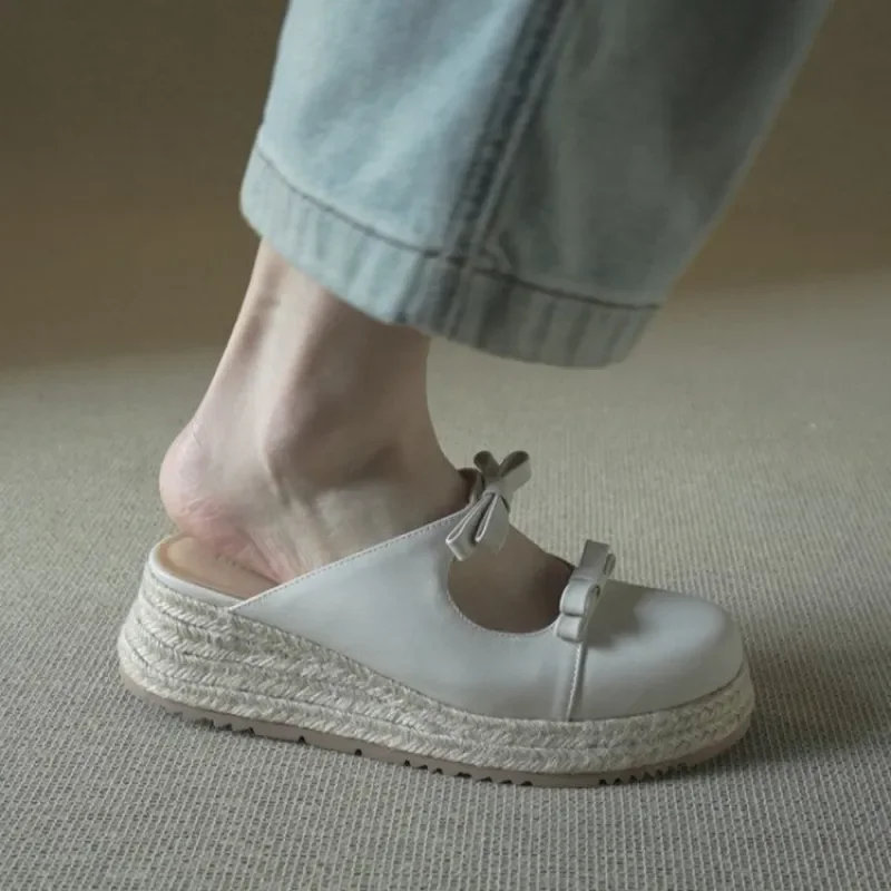 Metallic Mary Jane Mules for W - Espadrille Slip On recension och pris