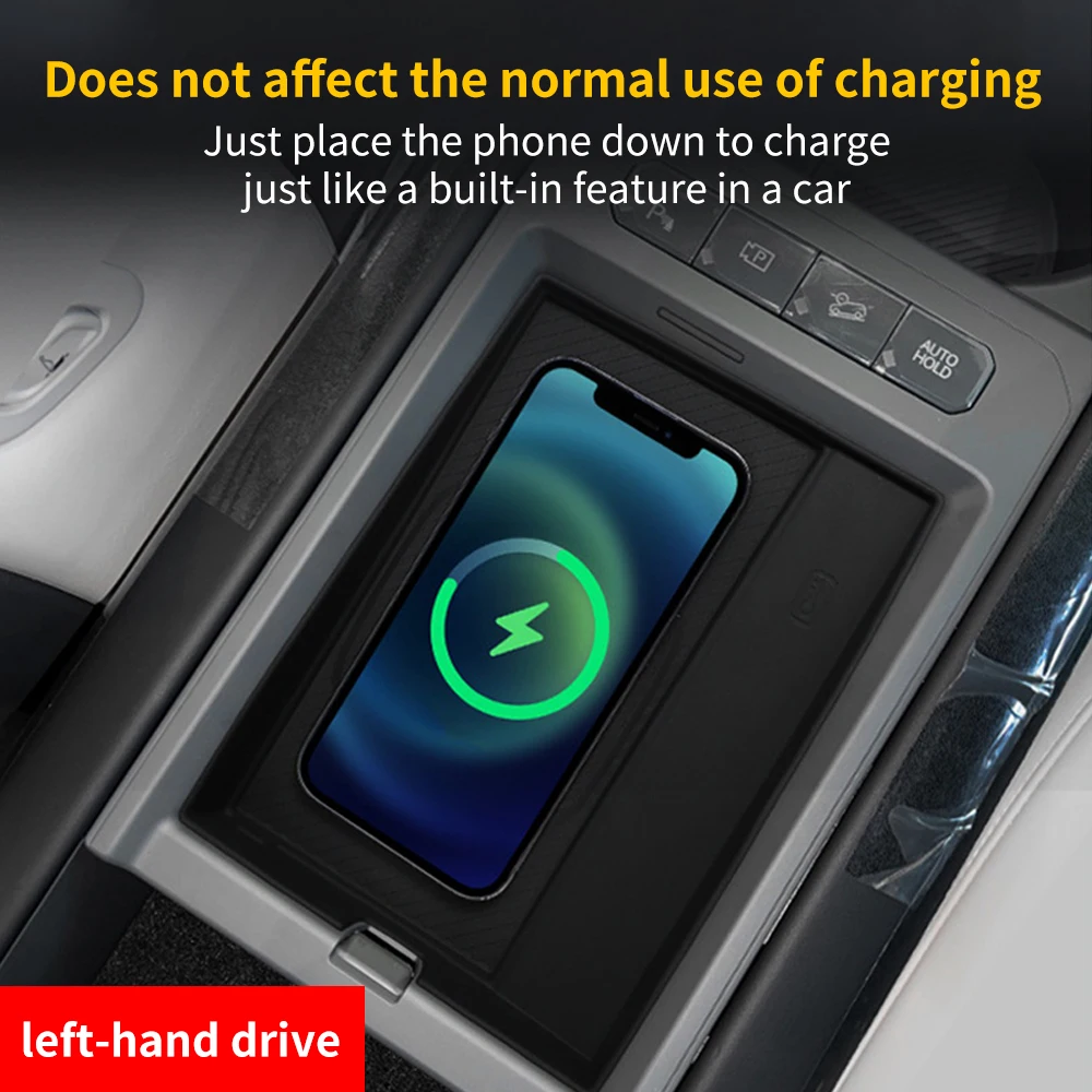 Silicone Wireless Charger Mat Cup Storage Box For KIA EV6 EV9 24-25 LHD RHD Console Armrest Rear Screen Interior Accessories