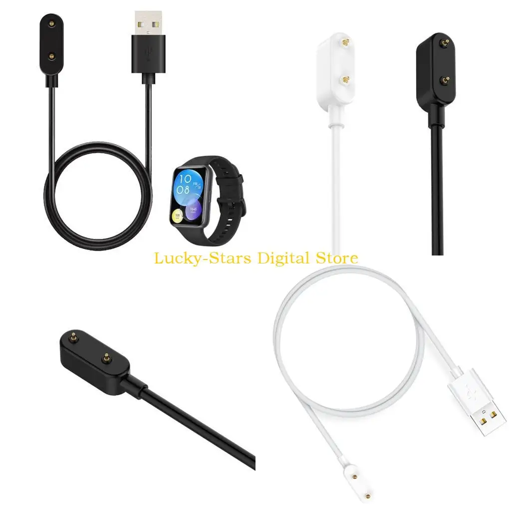 

T3EE USB Fast Charging Cable Holder Power Adapter Dock Bracket Cradle Stand for HuaweiWatch Fit 2 Smartwatch