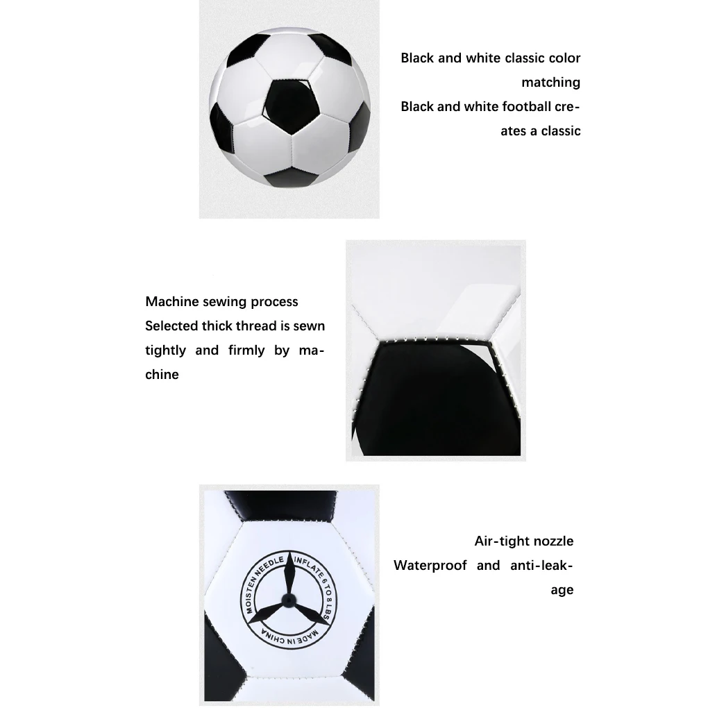 Football Ball Children Adults School Competition Professional Soccer Balls Waterproof Anti-pressure Size 5 Soccer Game Balls