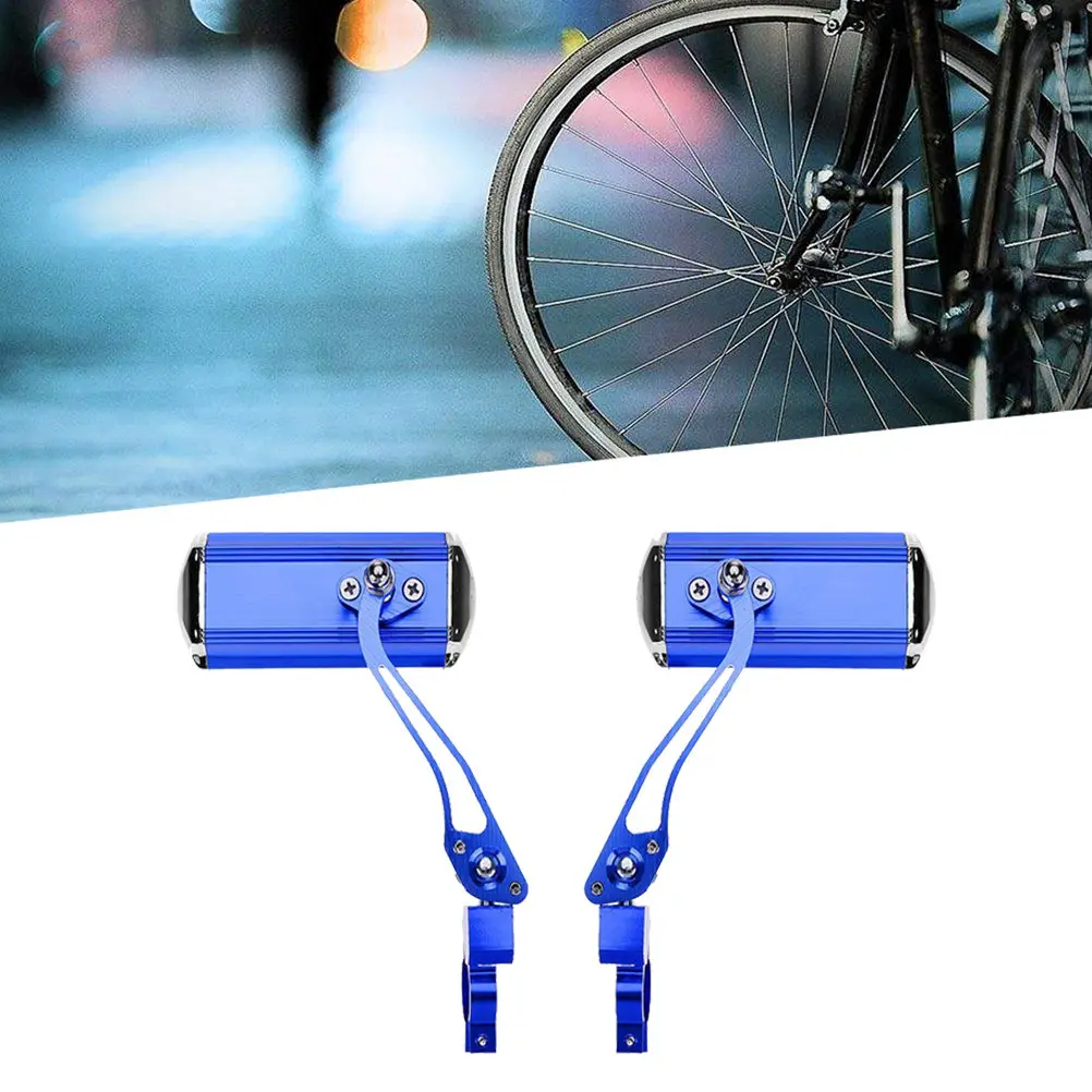 

Зеркала заднего вида для велосипеда, вращающиеся на 360°, компактный дизайн, полностью регулируемые, для безопасной езды на велосипеде, широкий угол обзора