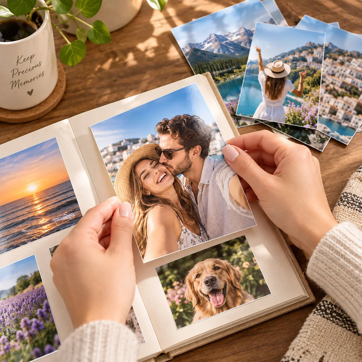 3/6pcs Custom Photo Printing, HD Mobile Photo Prints, 5/6/7 Inch Fuji-Grade Photo Paper for Couples Pets Travel Gifts