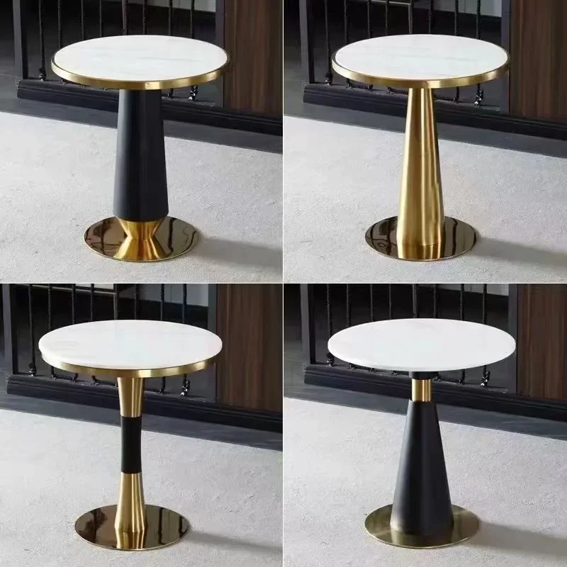 

Hot Sale Negotiation Table Chair Combination Cafe Modern Luxury Office Reception Sofa Small Round Table One Table Four Chairs