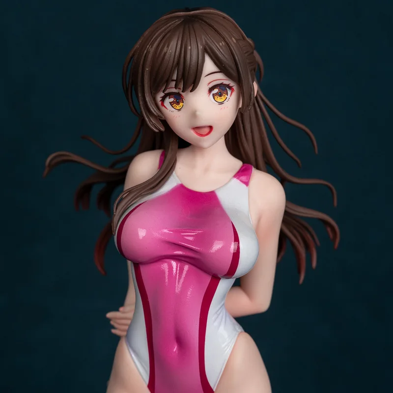 

26cm Anime Swimsuit Ichinose Chizuru Standing Posture Action Figure Pvc Model Statue Toys Doll Desk Decor Collectible Gift