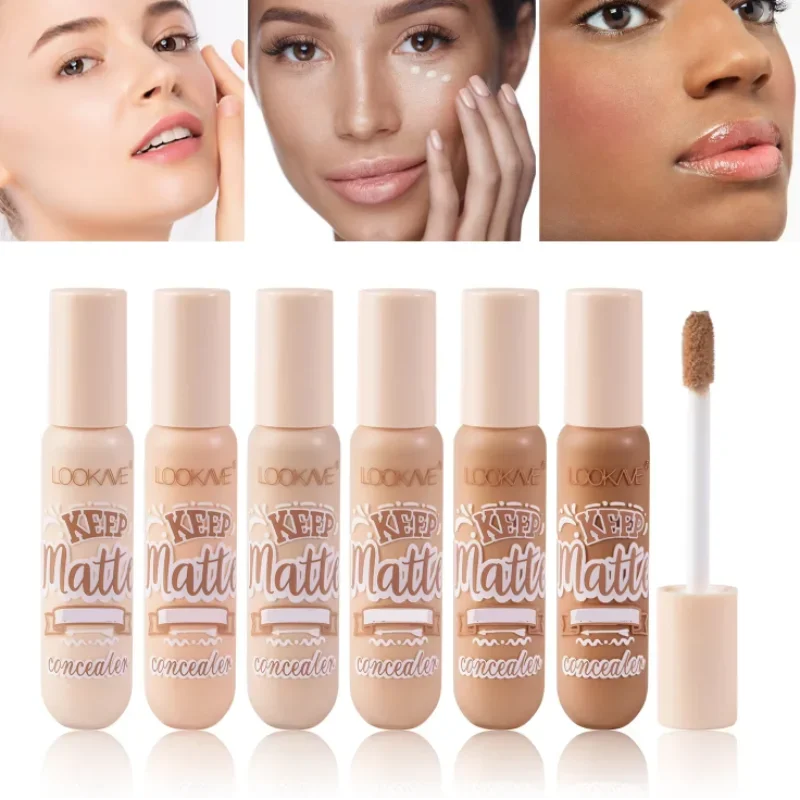 Liquid Concealer Stick Foundation Cream 6 colori idratante copertura completa Acne Dark Circle Natural Matte Concealer Cream Makeup