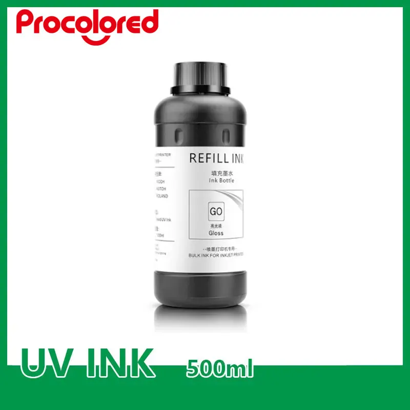 500ML UV Refill Ink For UV Flatbed Printer