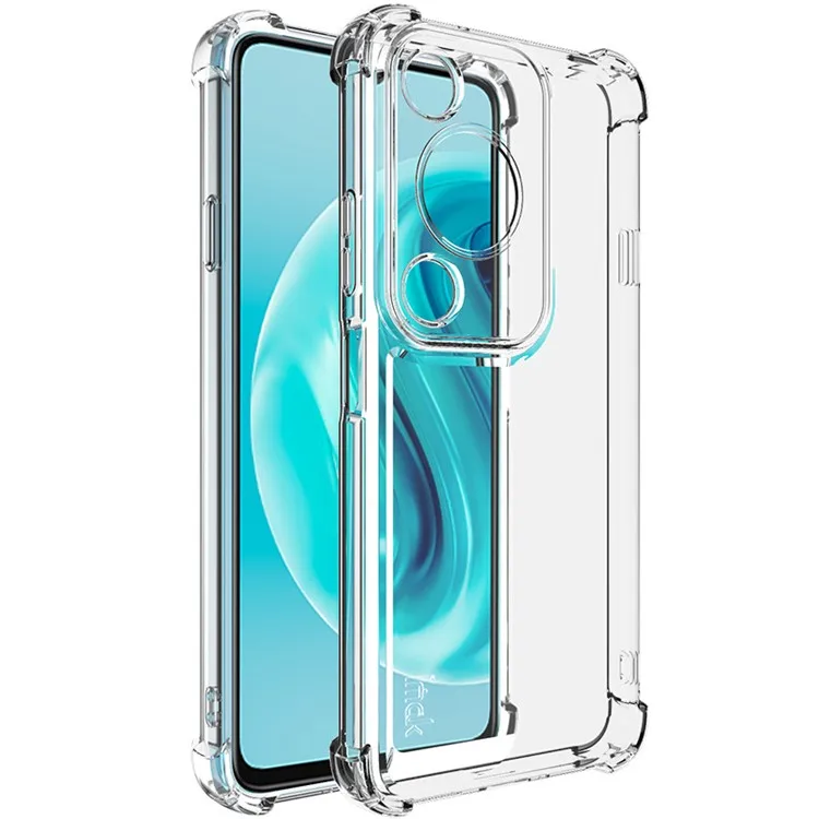 

IMAK UX-4 Series Phone Case For Huawei nova Y72 4G / Enjoy 70 / Enjoy 70S , Straight Frame Four Corner Shockproof Clear TPU Cove