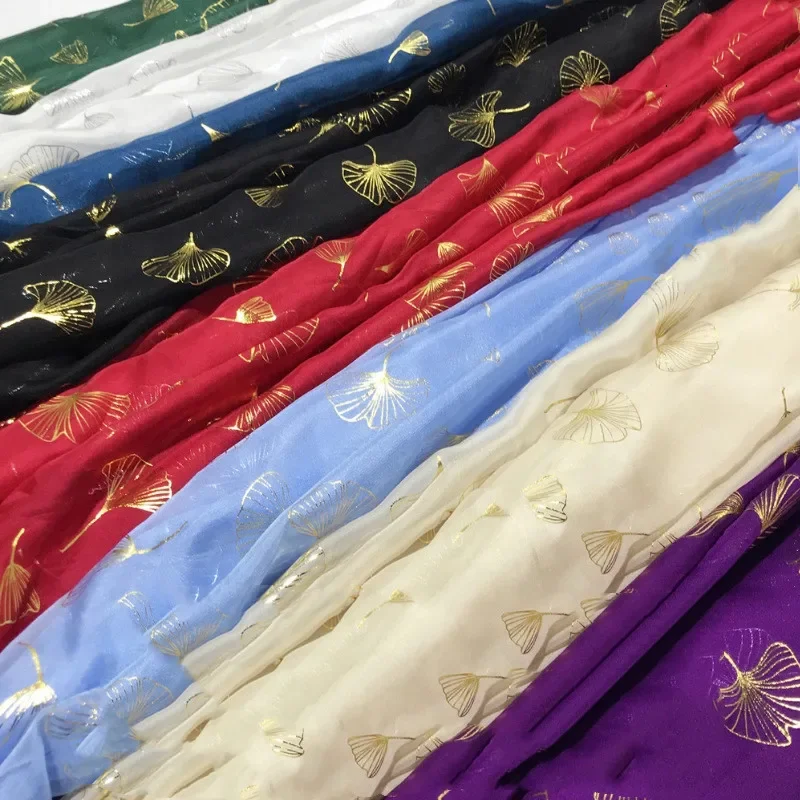 100*150cm Bronzing Fabric Background Mesh Decorative Material Chiffon for Dress
