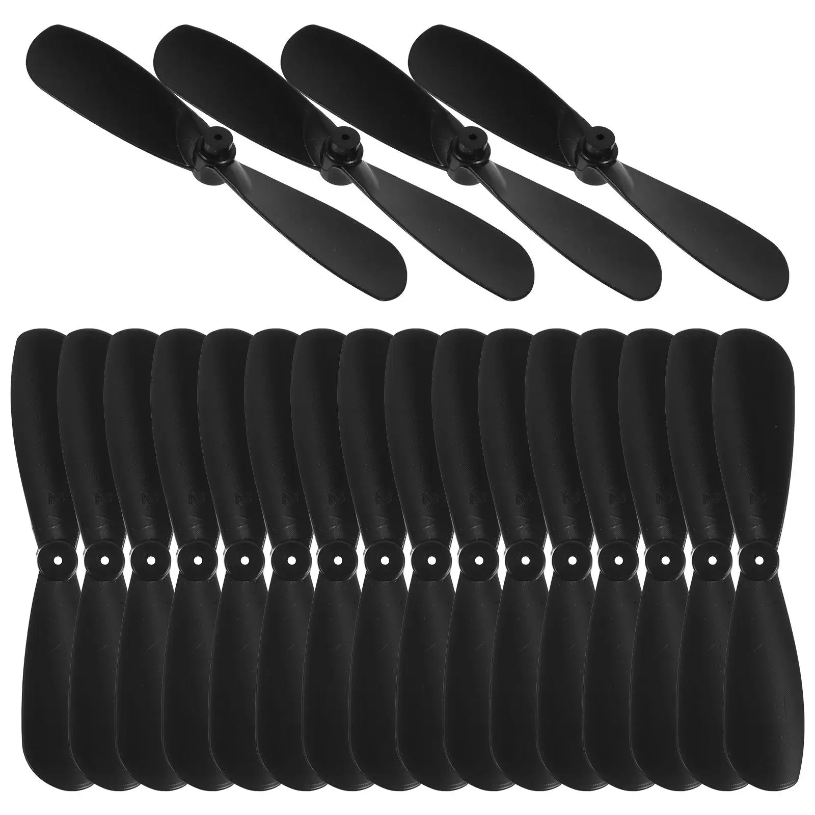 10Pairs Rc Propellers 2-Vane Plastic Blades Easy Installation Airplane Parts Accessory for Rc Plane Performance Upgrade