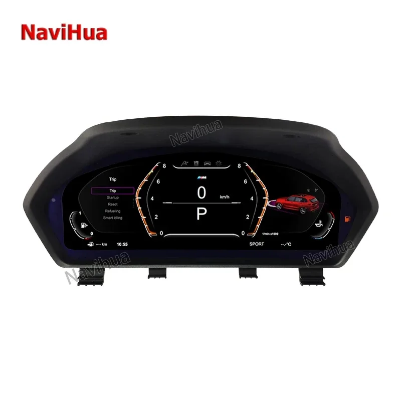 For BMW 3 Series F30 F31 GT F34 4 Series F32 F33 F36 2013-17 Linux Dashboard Digital Cluster Speed Screen Car Dashboard 12.3inch