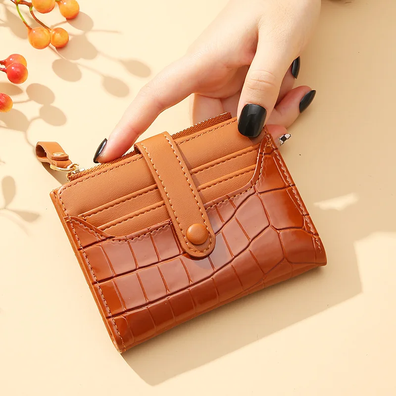 Women Short Wallet Small Fashion Luxury Brand Leather Purse Ladies Card Bag for Women Clutch Female Purse Money Clip Wallet 2023