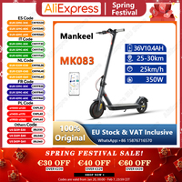 MK083 EScooters 350W 36V10.4 Smart APP Control Electric Scooter Aldult Explosion-proof Solid Tire City Travel Foldable E-Scooter